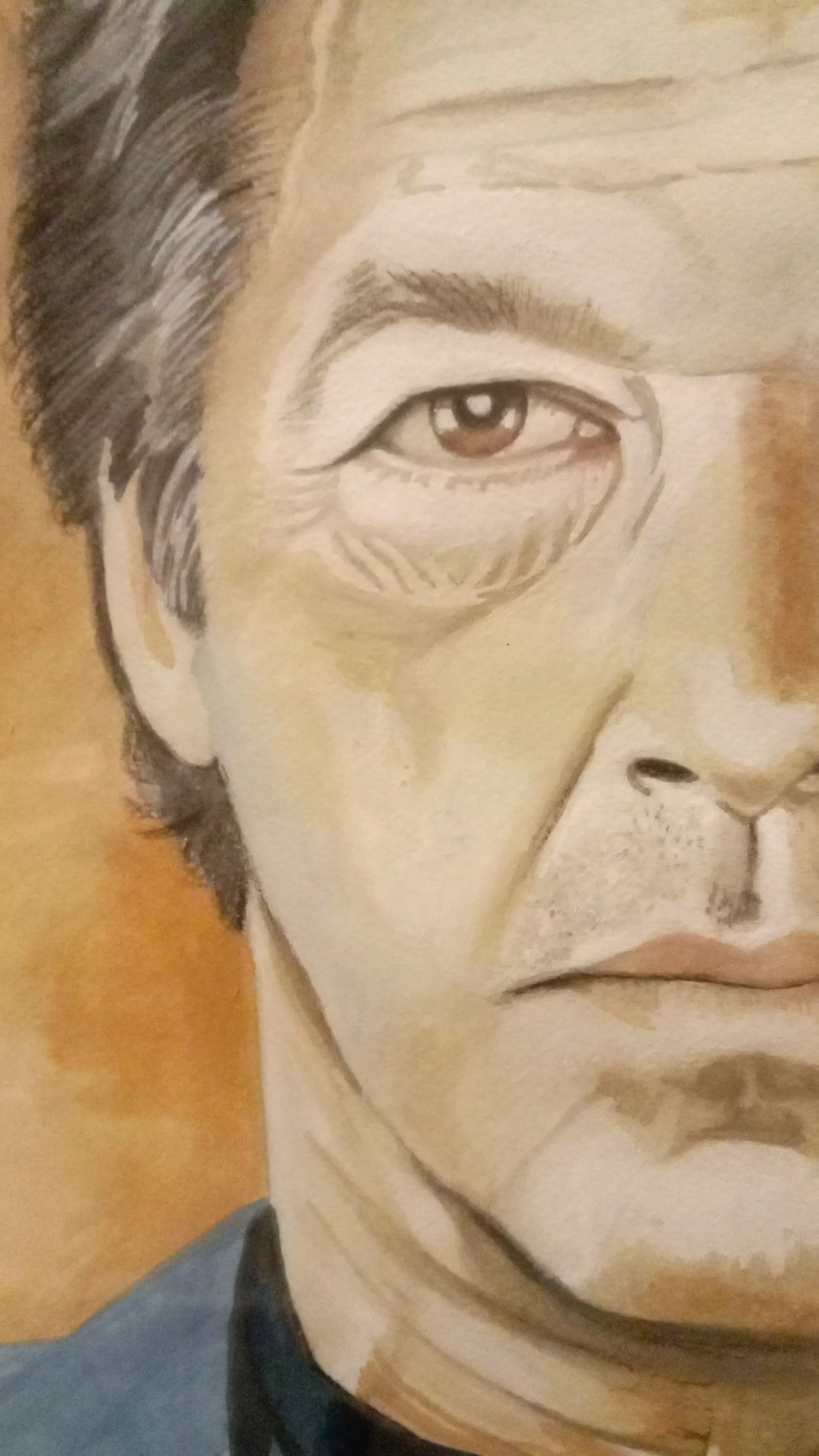 Commissioned oil portrait of Imran Khan