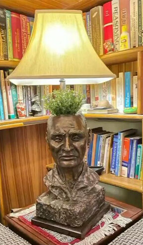 Head, clay and plaster moulding sculpture