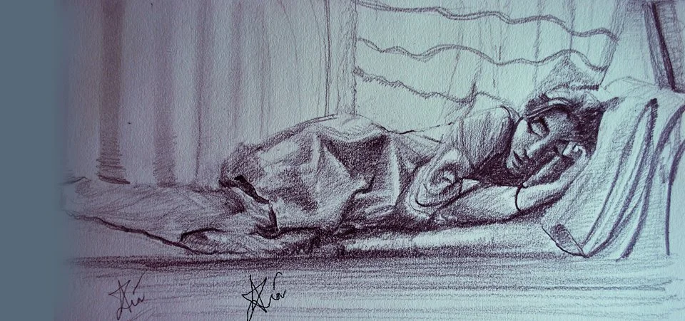 Sketch I, sketch on paper